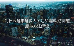 为什么越来越多人关注51爆料 访问速度与方法解读