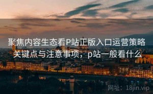 聚焦内容生态看P站正版入口运营策略 关键点与注意事项，p站一般看什么