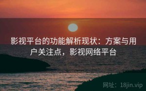 影视平台的功能解析现状：方案与用户关注点，影视网络平台