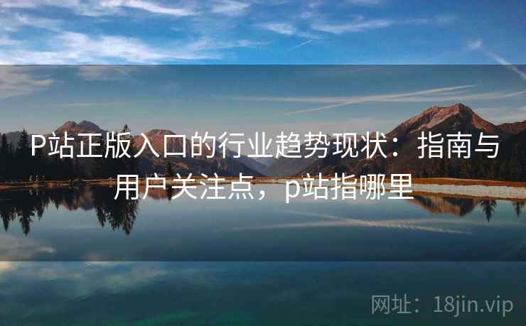 P站正版入口的行业趋势现状：指南与用户关注点，p站指哪里