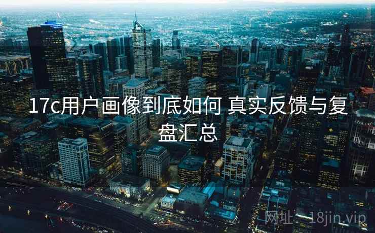 17c用户画像到底如何 真实反馈与复盘汇总