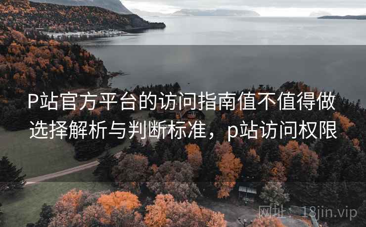 P站官方平台的访问指南值不值得做 选择解析与判断标准，p站访问权限