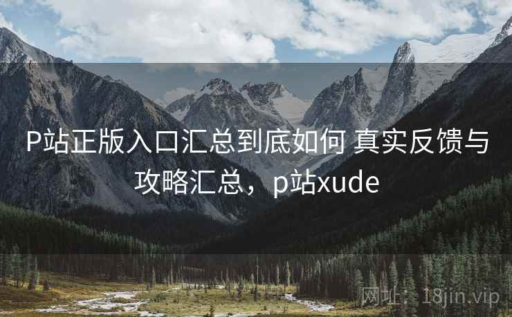 P站正版入口汇总到底如何 真实反馈与攻略汇总，p站xude